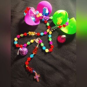 handcrafted " candy" rosary